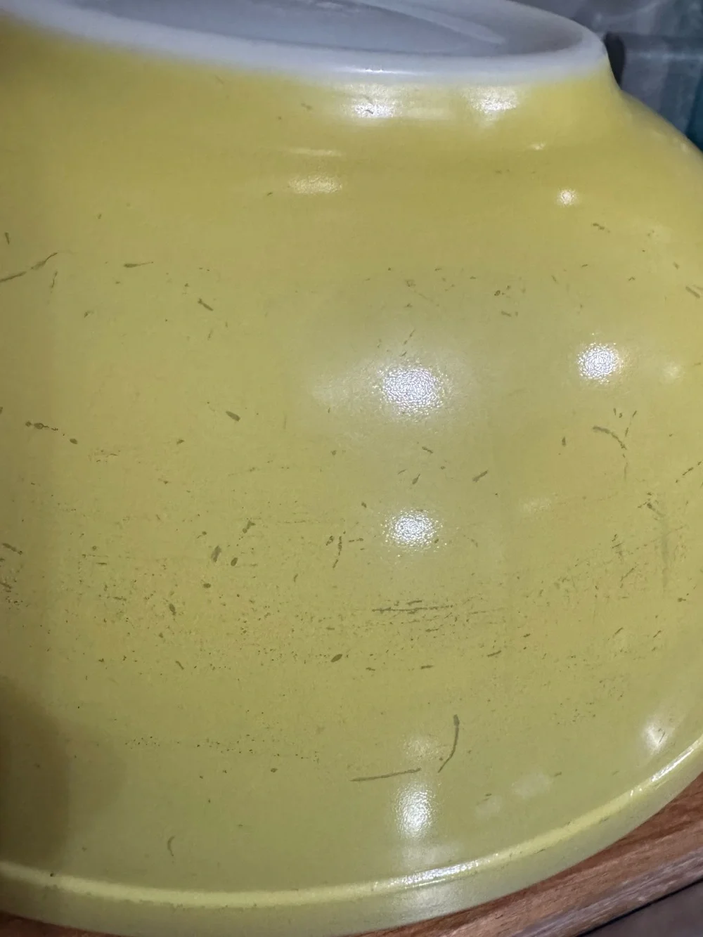 Vintage Pyrex Nesting Mixing Bowls Primary Colors Set Of 3 Yellow Green Blue